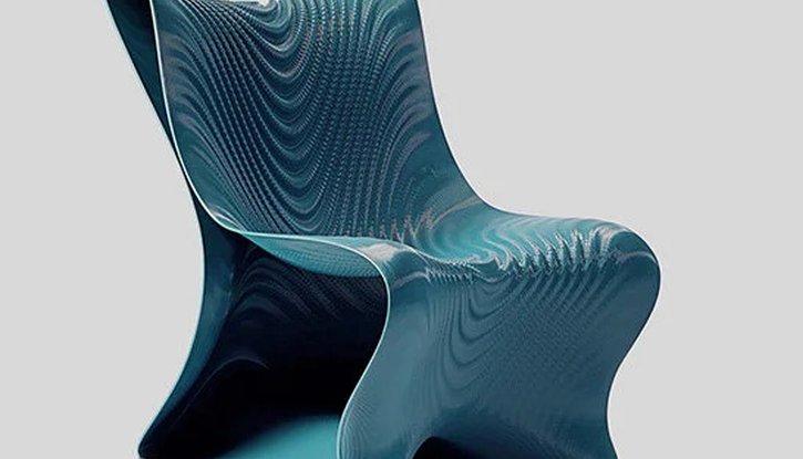 Кресло Mawj, напечатанное на 3D принтере